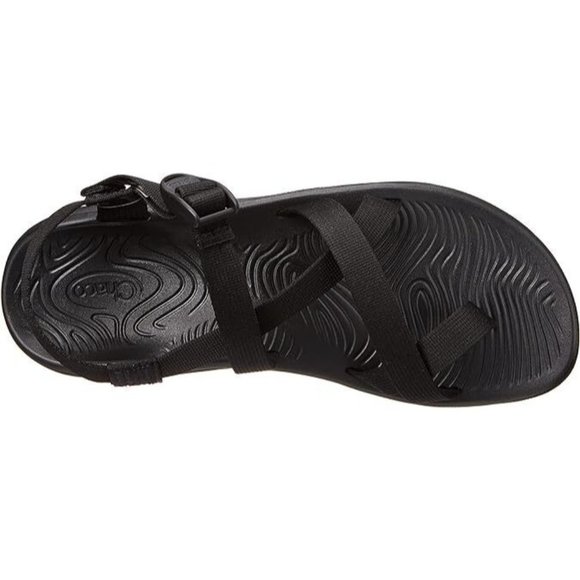 Chaco Zvolv Lair Black Men's Strappy Sandals Gray Hiking Outdoor JCH107213 - Picture 3 of 6